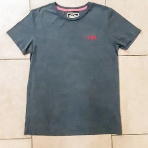 Vintage Superdry Black Label logo t-shirt